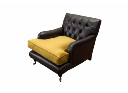 Sofa Bank Leren Bruin Lounge Bekleding Zetel Luxe Ontwerp Club