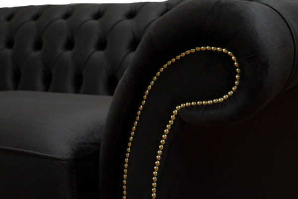 Chesterfield Bank 3-zits Bank Bekleden Luxe Textiel Bankstellen Banken