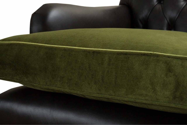 Chesterfield fauteuil ontwerp gestoffeerde bank bank Chesterfield leer