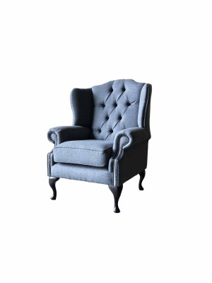 Fauteuil 1 zitplaats stof lounge luxe gestoffeerde leunstoel eenzits design 1