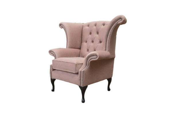 Ohrensessel Stoel Fluweel Ontwerp Bekleding Bank Chesterfield Textiel Meubilair