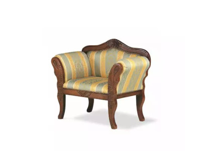 Klassieke stoel Designer Eenpersoons Nieuwe gestoffeerde meubels Woonkamer meubels