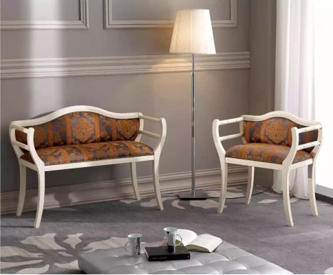 Klassiek zitmeubilair bank stoelen gestoffeerd meubilair woonkamer meubels design