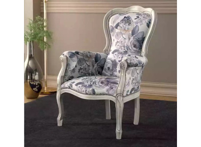Klassieke fauteuil Ohrensessel gestoffeerde meubels Designerstof Woonkamer