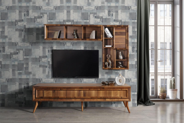 Eetkamerset Eettafel 4 stoelen dressoir tafels hout design groep garnituur 6-delig