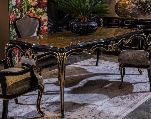 Eetkamerstoel Luxe klassieke houten stoelen Ontwerp houten stoel meubels