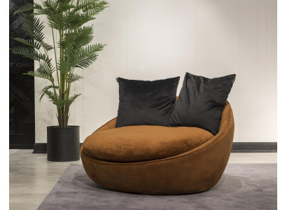 Ronde fauteuil Relaxstoel Gestoffeerd Eenzitter Bank Meubels Gestoffeerd Rond