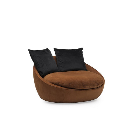 Ronde fauteuil Relaxstoel Gestoffeerd Eenzitter Bank Meubels Gestoffeerd Rond