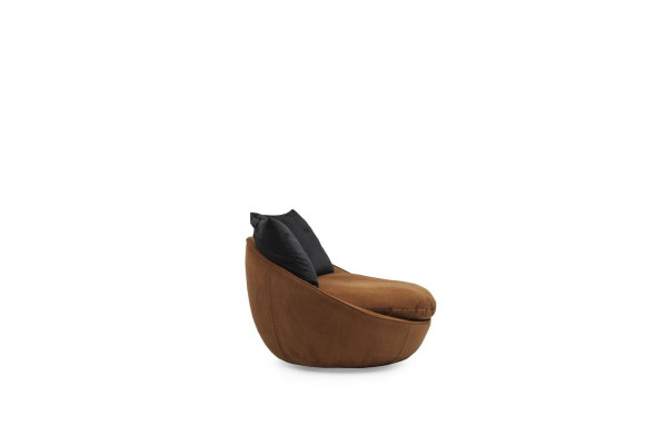 Ronde fauteuil Relaxstoel Gestoffeerd Eenzitter Bank Meubels Gestoffeerd Rond