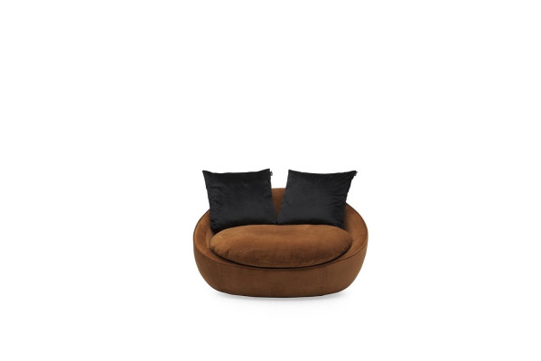 Ronde fauteuil Relaxstoel Gestoffeerd Eenzitter Bank Meubels Gestoffeerd Rond