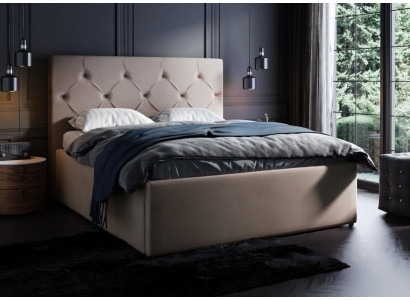 Bed meubels inrichting voor hostel hotel Elegante gestoffeerde bedden.