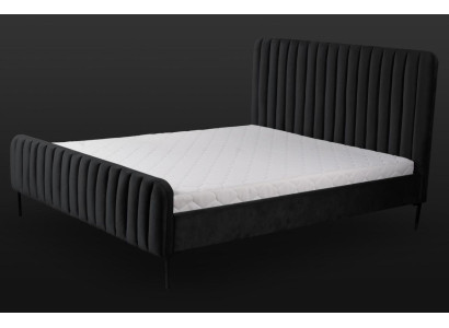 Tweepersoonsbed Bed Textiel Meubels Bedden Design Meubels Slaapkamer 120x200 Stof