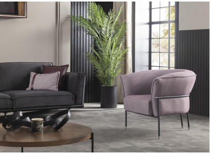 Fauteuil Woonkamer Luxe Ontspanningsstoelen Club Lounge Meubels Bank Lila