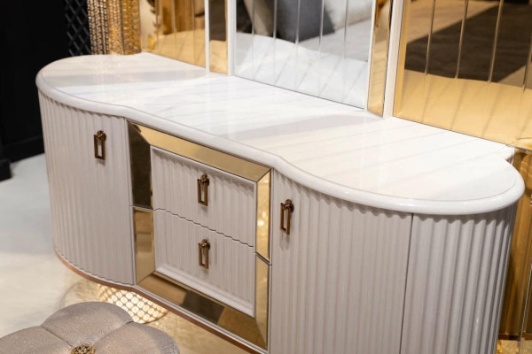 Slaapkamerset Complete bed 2x nachtkastjes Garderobekast Nieuw 7-delig