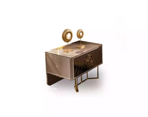 Luxe bed 2x nachtkastjes set bedden Nieuw tweepersoonsbed slaapkamerset 3-delig