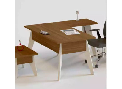 Hoekbureau Designer houten meubels kantoortafel werkkamer tafel nieuw
