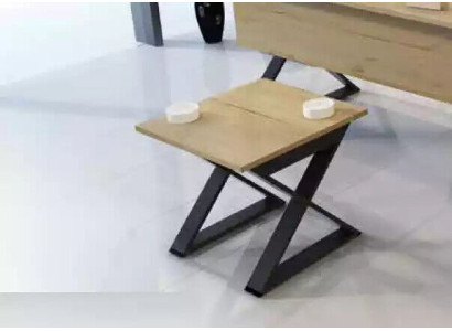 Ontwerper Vierkante Bruine Salontafel Bijzettafel