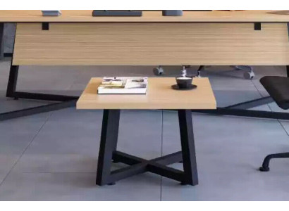 Ontwerper salontafel Luxe bruine bijzettafel Kantoor houten meubels Stijlvol