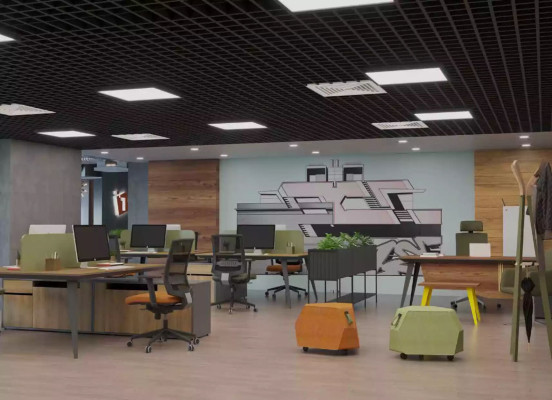 Bureautafel Werktafel Kantoor Groep voor 4 Personen Schrijftafels Schrijfmobilia