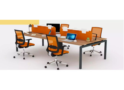 Grote werktafel Kantoorinrichting Kantoor inrichting Tafels Schrijftafel