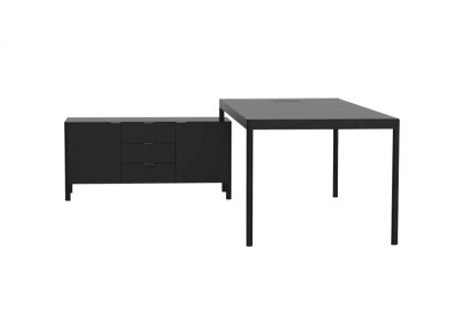 Hoekbureau Werk Schrijf Kantoor Tafel Luxe Klasse Designer Meubels Tafels
