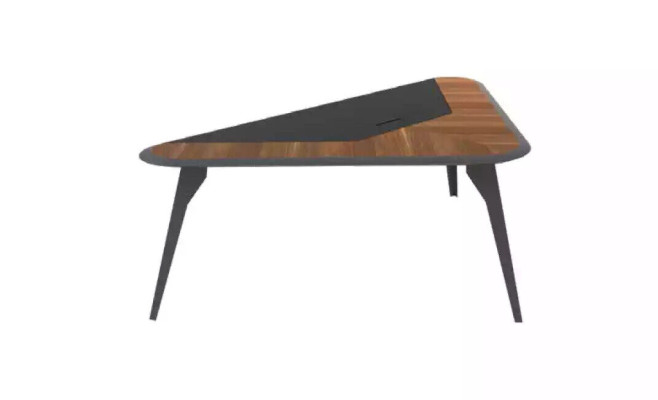 Chef bureau exclusieve kantoorinrichtingstafel modern bruin tafel meubels