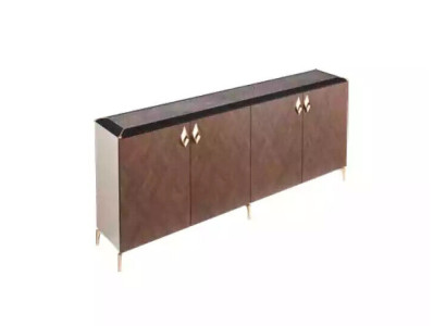 Sideboard Moderne kast Dressoir Kantoormeubelen Hout Metaal Meubels Luxe
