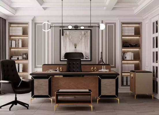 Sideboard Moderne kast Dressoir Kantoormeubelen Hout Metaal Meubels Luxe