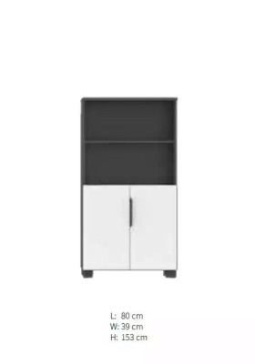 Bureau archiefrek kast houten planken kasten kantoor werkkamer meubels nieuw
