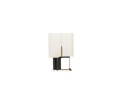 Kast Houten kast Hout Wit Eetkamer Aanbouwkast Moderne dressoir