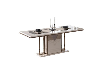 Luxe eettafel eettafel tafel eetkamer Modern hout Wit 200 cm
