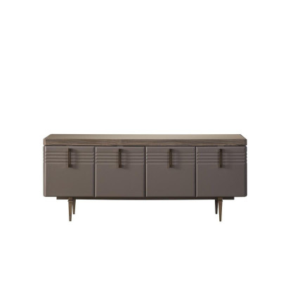 Sideboard dressoir houten kast commode kast hout grijs woonkamer