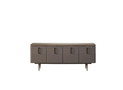 Sideboard dressoir houten kast commode kast hout grijs woonkamer