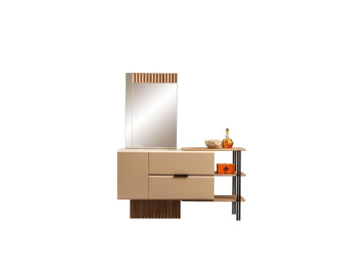 Kaptafel Kaptafel Consolentafel Hout Slaapkamer Beige Modern