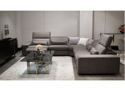 Bank L-vorm Moderne hoekbank Woonkamerset Inrichting Design Salontafel
