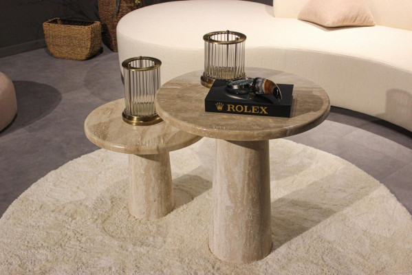2x salontafels woonkamerset houten meubels design moderne inrichting