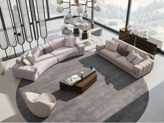Bankstel Set 4-delig Zes-zits Drie-zits Bank Bankstel Woonkamer Fauteuil