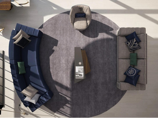Woonkamerset 4-delig Luxe meubels Hout Salontafel Modern Bankstel Gestoffeerde meubels.