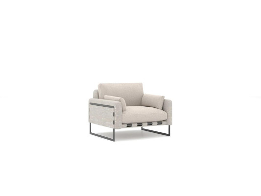 Moderne gestoffeerde stoffen textiel fauteuil luxe gestoffeerde meubels ontwerper woonkamer