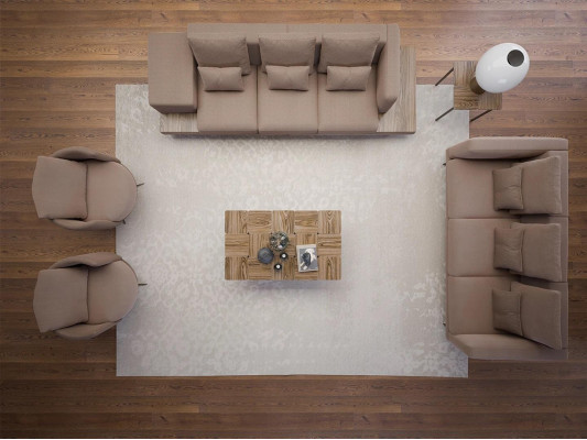 Compleet 6-delig bruin meubilair 2x bank driezitter bank gestoffeerd meubilair 2x fauteuil