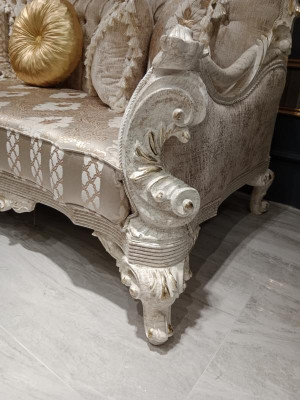 Designer woonkamerset banken Stijlvolle fauteuil Moderne salontafel Bankstel