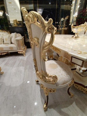 Eetkamer set Luxe stoel set 6x stoelen Eetgroep Dressoir