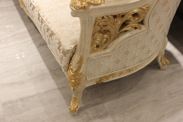 Moderne luxe bankstel set met 2 banken van 3 zits woonkamerset en luxe stoel