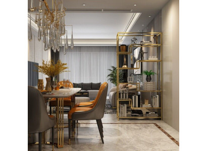 Metalen plank scheidingswand ontwerp luxe planken kast scheidingswanden woonkamer metaal