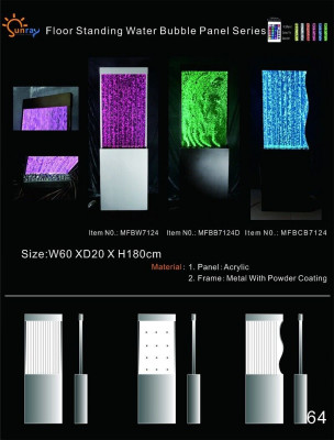 Ontwerper Scheidingswand Luxe Wanden Waterzuilen Watermuur Scheidingswanden 60x180cm xxl