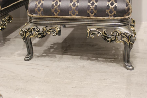 Luxe 3-delige woonkamerset bankstel set 2x bank 3-zits relaxfauteuil