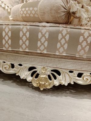 Designer woonkamerset 2x 3-zitsbanken Exclusieve woonkamerset