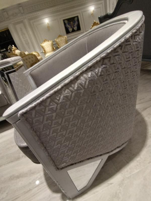 Premium meubel woonkamerset met 3+3+1 zitplaatsen bankstel, 2 banken, fauteuil