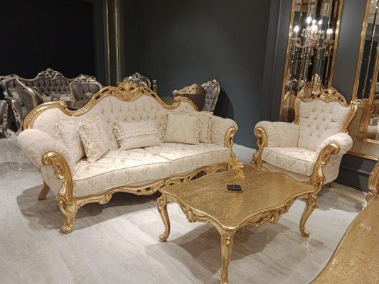 Bankstel 3+3 zits Chesterfield luxe bankstel 2-delige bankstel klassiek meubilair nieuw.