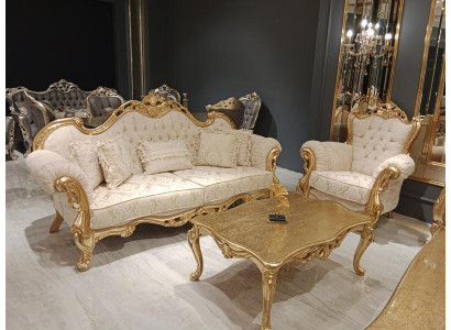 Bankstel 3+3 zits Chesterfield luxe bankstel 2-delige bankstel klassiek meubilair nieuw.